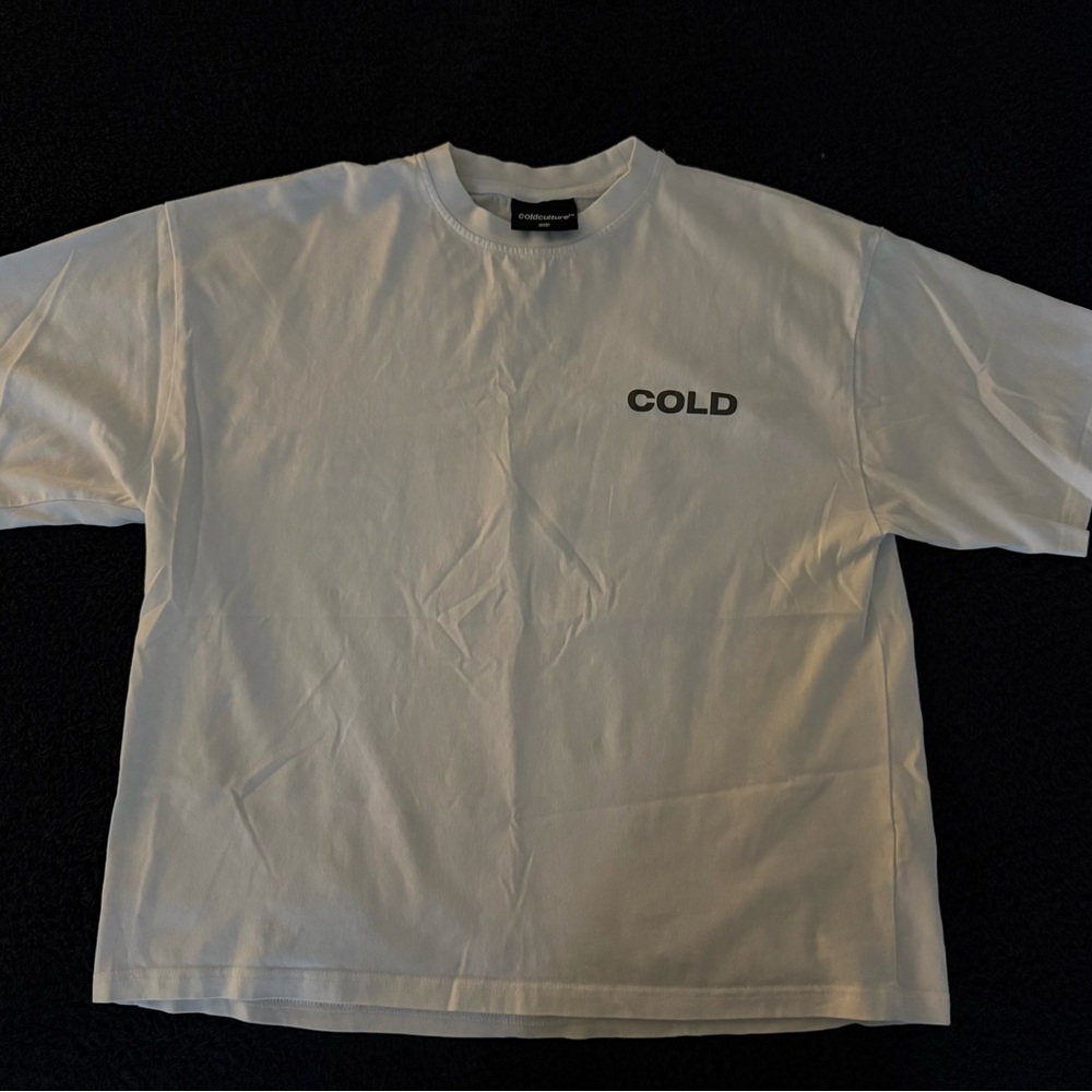 Cold Culture Logo White Short Sleeve Tee by Cold Culture
